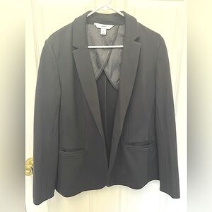 Two Blazers size L. Black and Navy